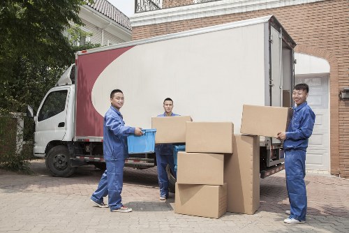 Removal team helping with a house move in Dulwich