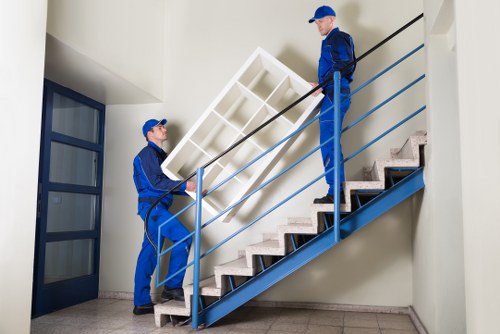 Careful home removals inside a Dulwich property