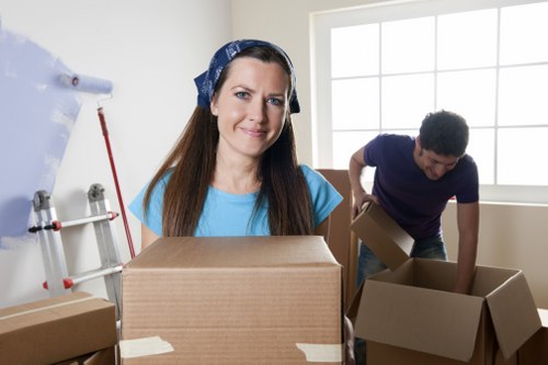 Careful handling of desks and equipment during a Dulwich commercial move