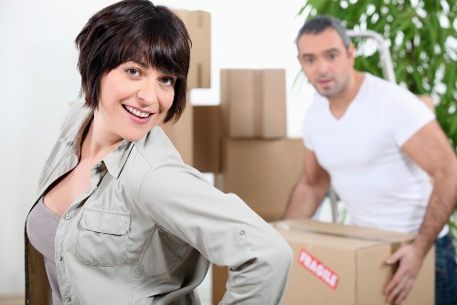 Local Dulwich removals team loading furniture and boxes