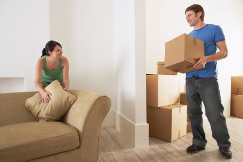 Organised unpacking and room setup after a move in Dulwich